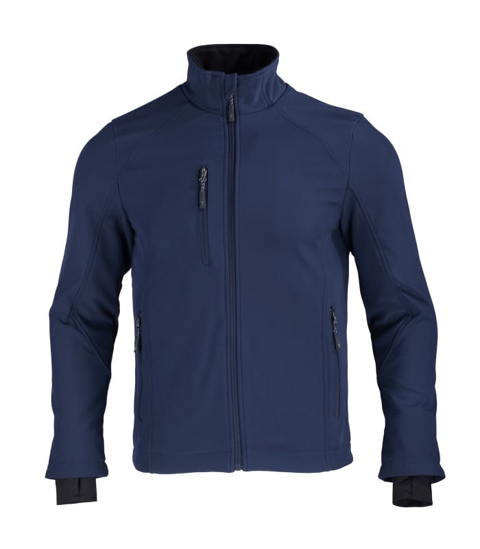 CHAQUETA SOFTSHELL RHELMU M/L HOMBRE 100% POLY