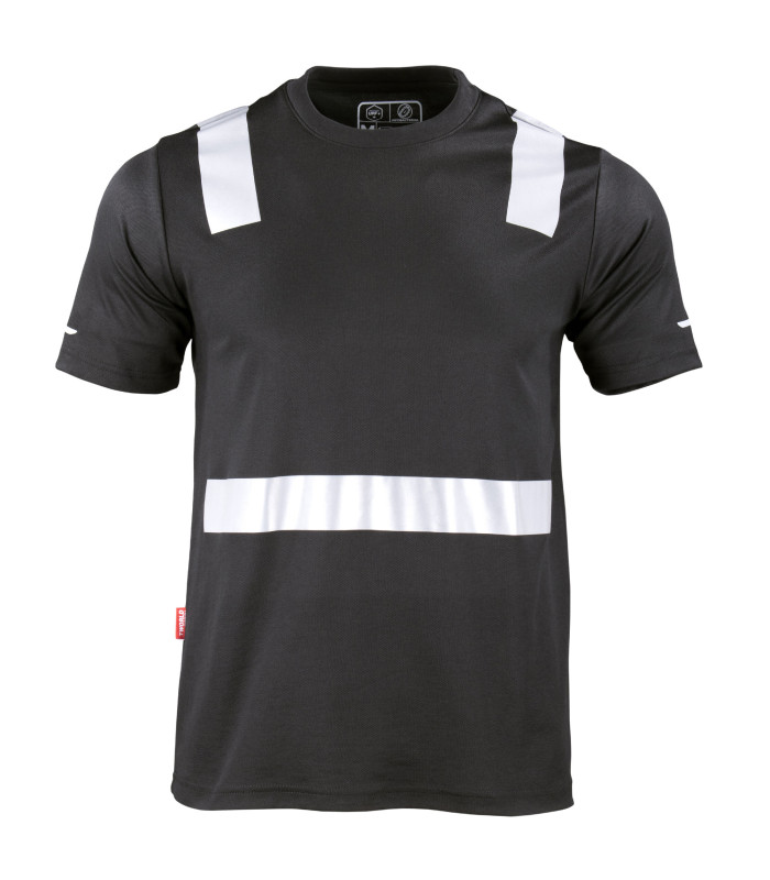 POLERA HIBRIDA C/REFLECTIVA M/CORTA - Imagen 4