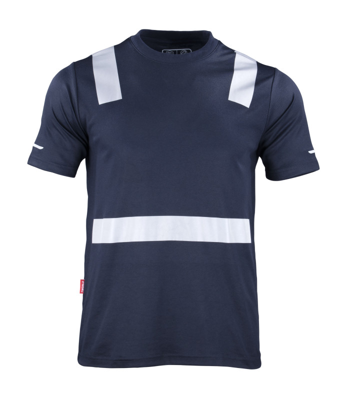 POLERA HIBRIDA C/REFLECTIVA M/CORTA - Imagen 2