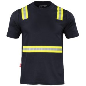 POLERA HIBRIDA DUAL HI VIS HOMBRE M/CORTA