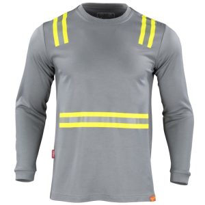 POLERA HIBRIDA DUAL HI VIS HOMBRE M/LARGA